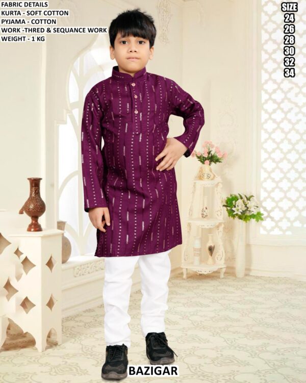 Stylish Festive Wear Kids Kurta Pajama