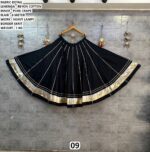 Rayon Cotton Heavy Border Lehenga Skirt