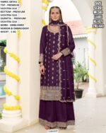 Classy Vichitra Silk Suit With Dupatta