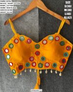 Magic Cotton Kodi Mirror Work Blouse For Navratri