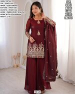 Stylish Festive Wear Fendy Silk Suit