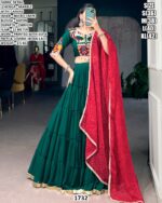 Marble Printed Gota Patti Lehenga Set