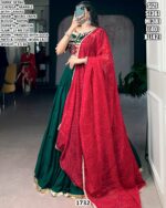Marble Printed Gota Patti Lehenga Set