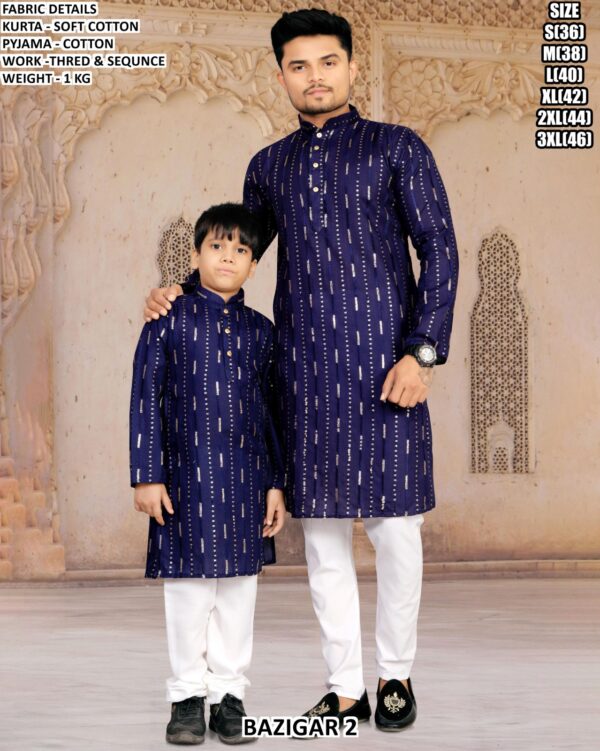 Matching Father Son Kurta Pyjama Collection