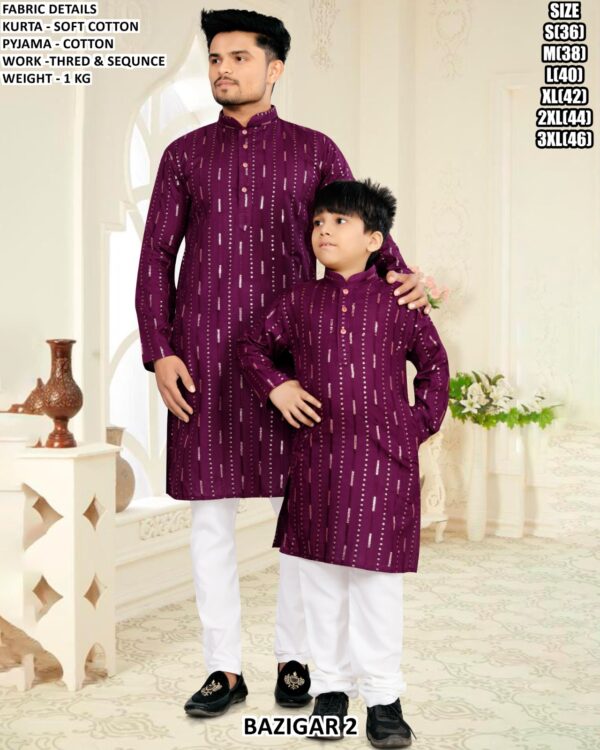 Matching Father Son Kurta Pyjama Collection