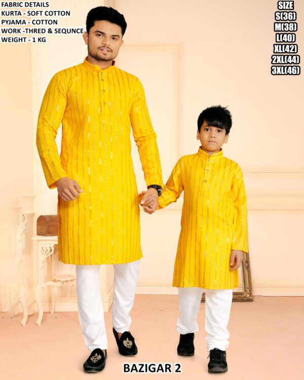 Matching Father Son Kurta Pyjama Collection