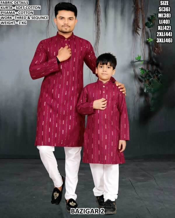 Matching Father Son Kurta Pyjama Collection