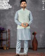 Premium Silk Kurta Pajama Set For Men