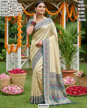 Designer Weaving Work Saree For Women