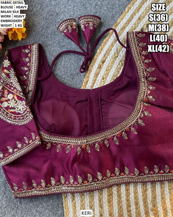 Premium Party Wear Embroidered Blouse