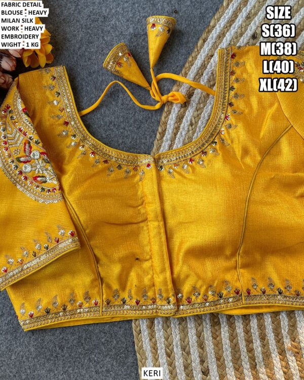 Premium Party Wear Embroidered Blouse