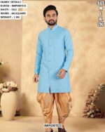 Imported Jacquard Kurta Dhoti Set For Men