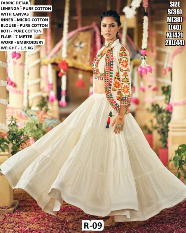Festive Wear Embroidery Lehenga With Stylish Koti
