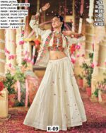 Festive Wear Embroidery Lehenga With Stylish Koti