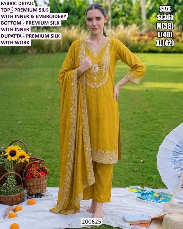 Festive Wear Palazzo Suit With Dupatta
