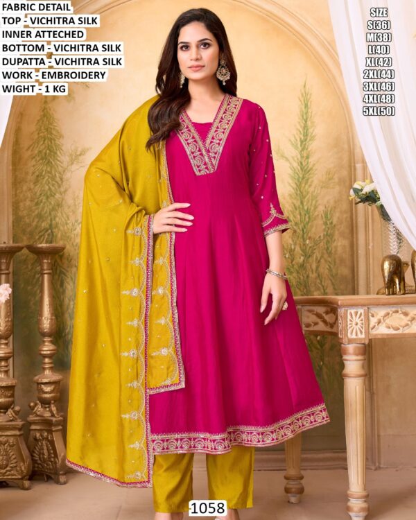Elegant Occasion Wear Top Bottom Set