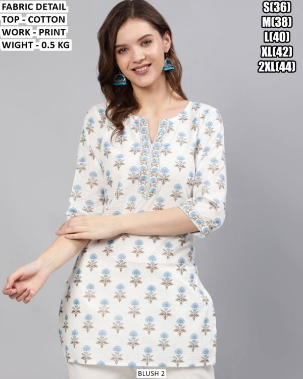 Trendy Cotton Designer Top For Women