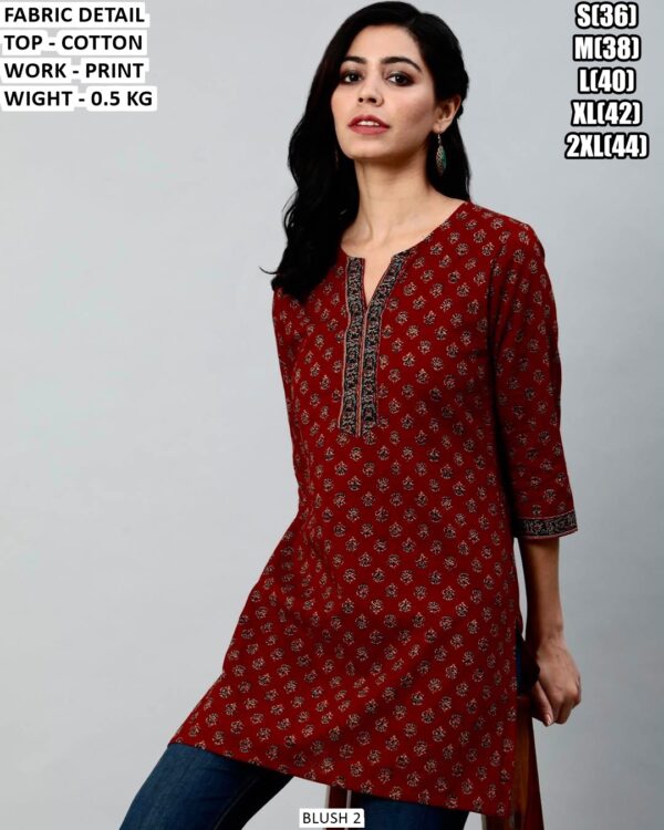 Trendy Cotton Designer Top For Women