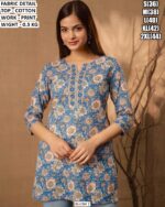 Trendy Cotton Designer Top For Women