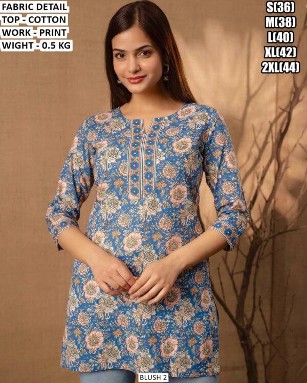 Trendy Cotton Designer Top For Women