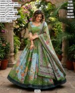 Tabby Silk Digital Printed Lehenga Choli