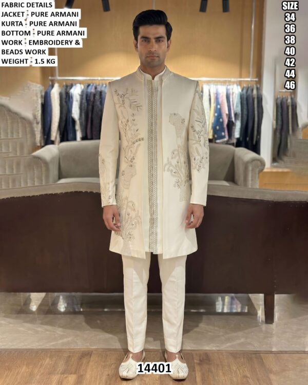 Trendy Pure Armani Kurta Bottom Set