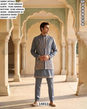 Trendy Pure Armani Kurta Bottom Set