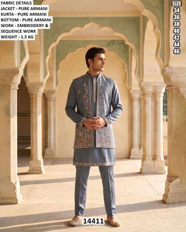 Trendy Pure Armani Kurta Bottom Set