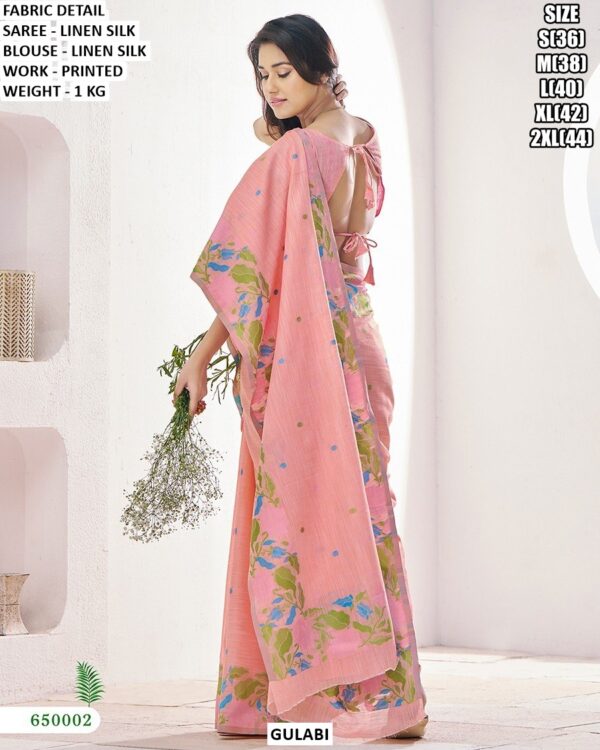 Designer Printed Work Saree For Women