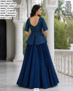 Stylish Pipe Embroidery Gown For Women