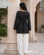 Casual Wear Bandhej Print Kurti Set