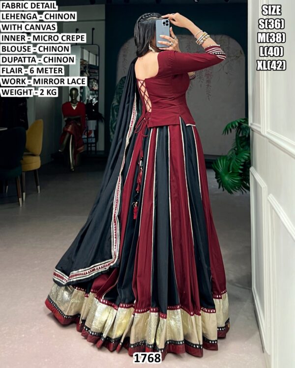 Premium Chinon Lehenga With Dupatta
