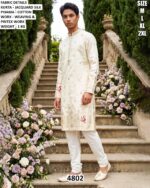 Mens Embroidery Kurta Pajama Set