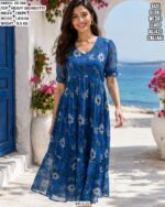 Trendy Heavy Georgette One Piece Gown