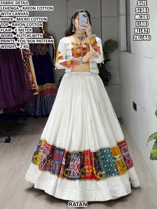 Festive Wear Kutchi Work Lehenga For Women