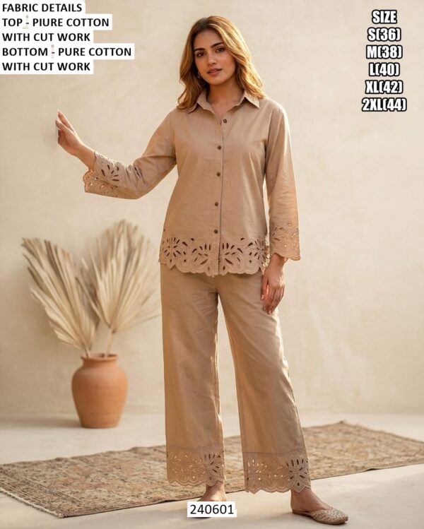 Comfortable Pure Cotton Co Ord Set
