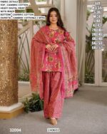 Cambric Cotton Digital Print Suit Set