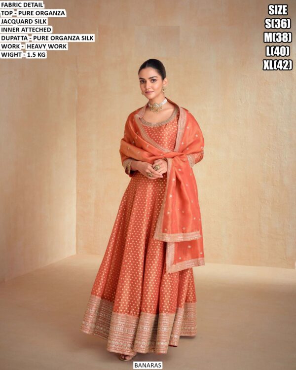 Premium Organza Silk Designer Outfit