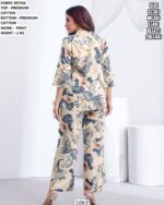 Elegant Casual Wear Top Bottom Set