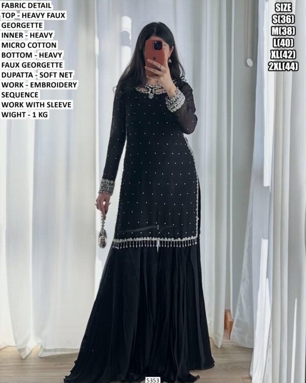 Trendy Soft Net Dupatta Suit Set
