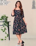 Fox Georgette Printed Gown For Women