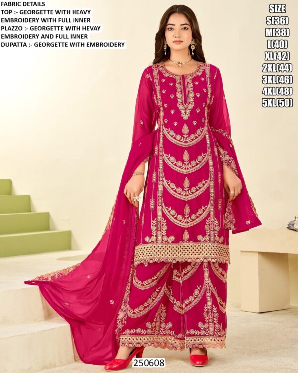 Premium Georgette Suit With Dupatta