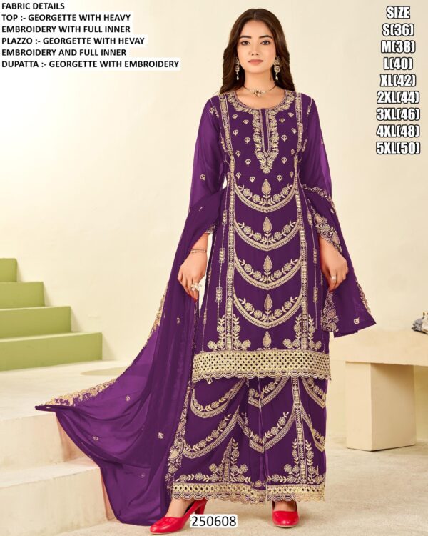 Premium Georgette Suit With Dupatta