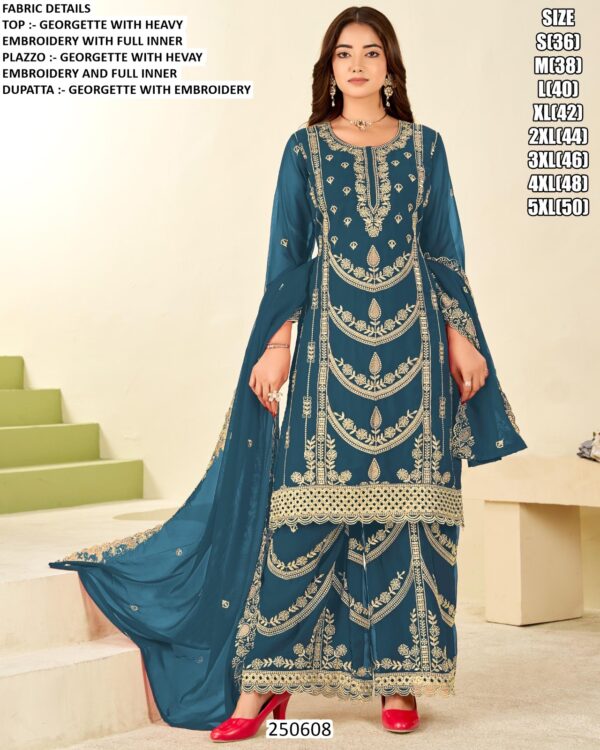 Premium Georgette Suit With Dupatta