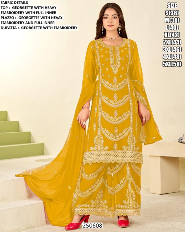Premium Georgette Suit With Dupatta