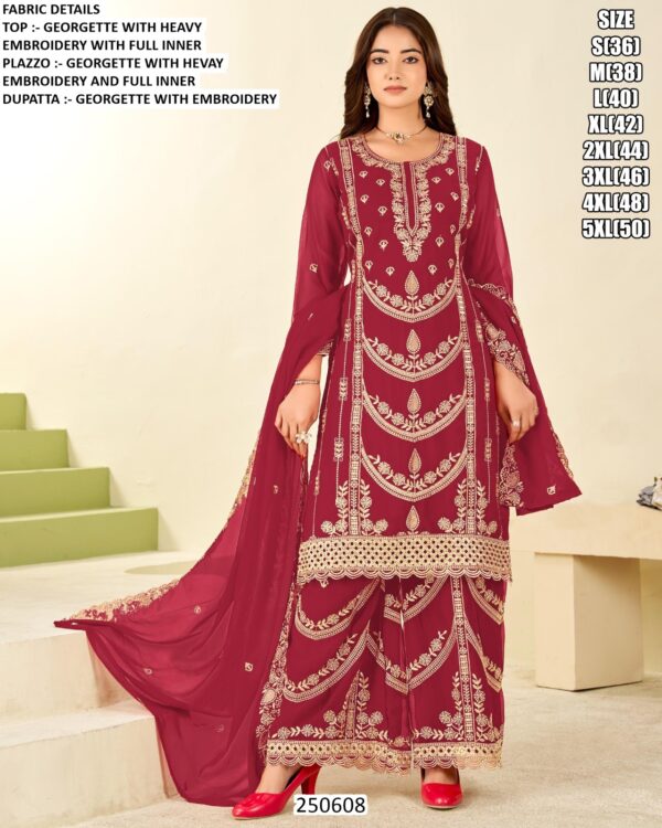 Premium Georgette Suit With Dupatta