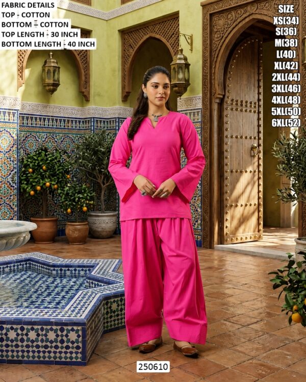 Stylish Cotton Top Bottom For Women