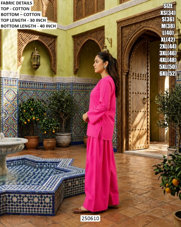 Stylish Cotton Top Bottom For Women