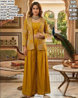 Designer Beads Work Outfit For Women