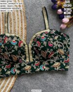 Heavy Embroidery Sequence Blouse For Women
